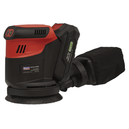 Sealey SV20 Series 125mm Cordless Orbital Palm Sander 20V - Body Only Model No-CP20VOS