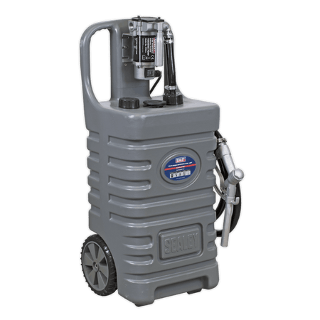 Sealey 55ltr Mobile Dispensing Tank with Diesel Pump - Grey Model No-DT55GCOMBO1