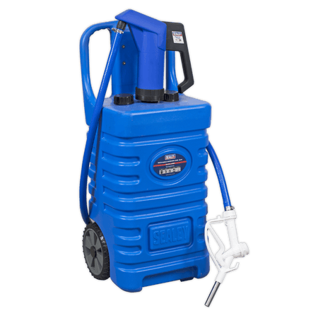 Sealey 55ltr Mobile Dispensing Tank with AdBlue, Pump - Blue Model No-DT55BCOMBO1