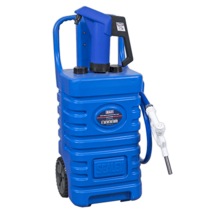 Sealey 55ltr Mobile Dispensing Tank with AdBlue, Pump - Blue Model No-DT55BCOMBO1