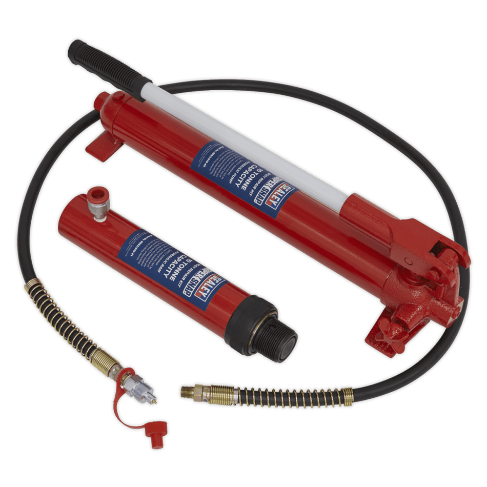 Sealey Push Ram with Pump & Hose Assembly - 10tonne Model No.-610/45