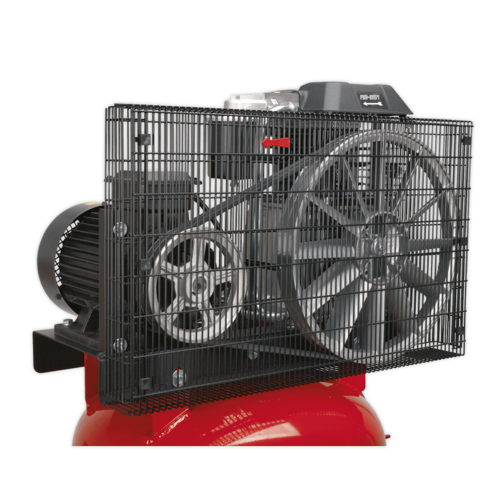 Sealey Compressor 270ltr Vertical Belt Drive 7.5hp 3ph 2-Stage with Cast Cylinders Model No.-SACV52775B