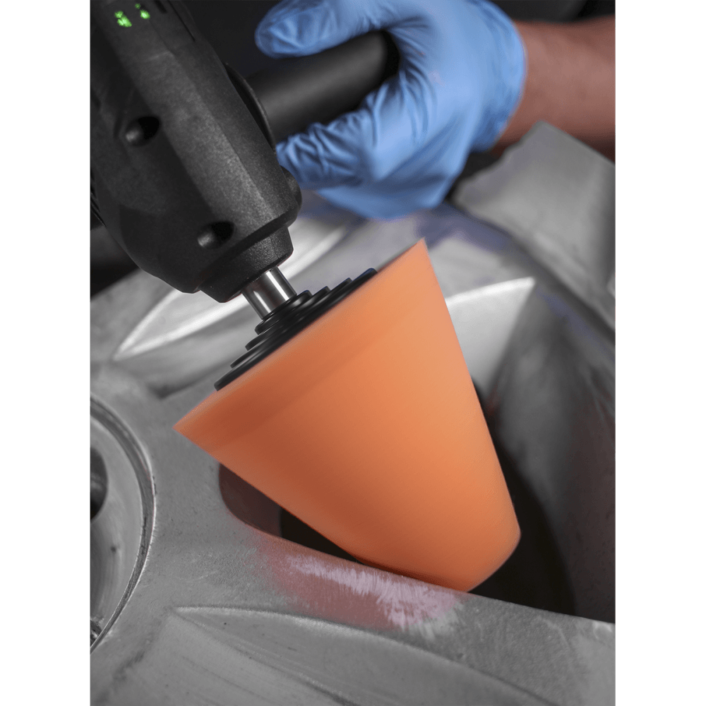Sealey Buffing & Polishing Foam Cone - Orange/Firm Model No.-PTCCHC85O