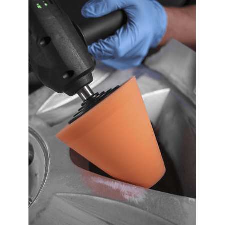 Sealey Buffing & Polishing Foam Cone - Orange/Firm Model No.-PTCCHC85O