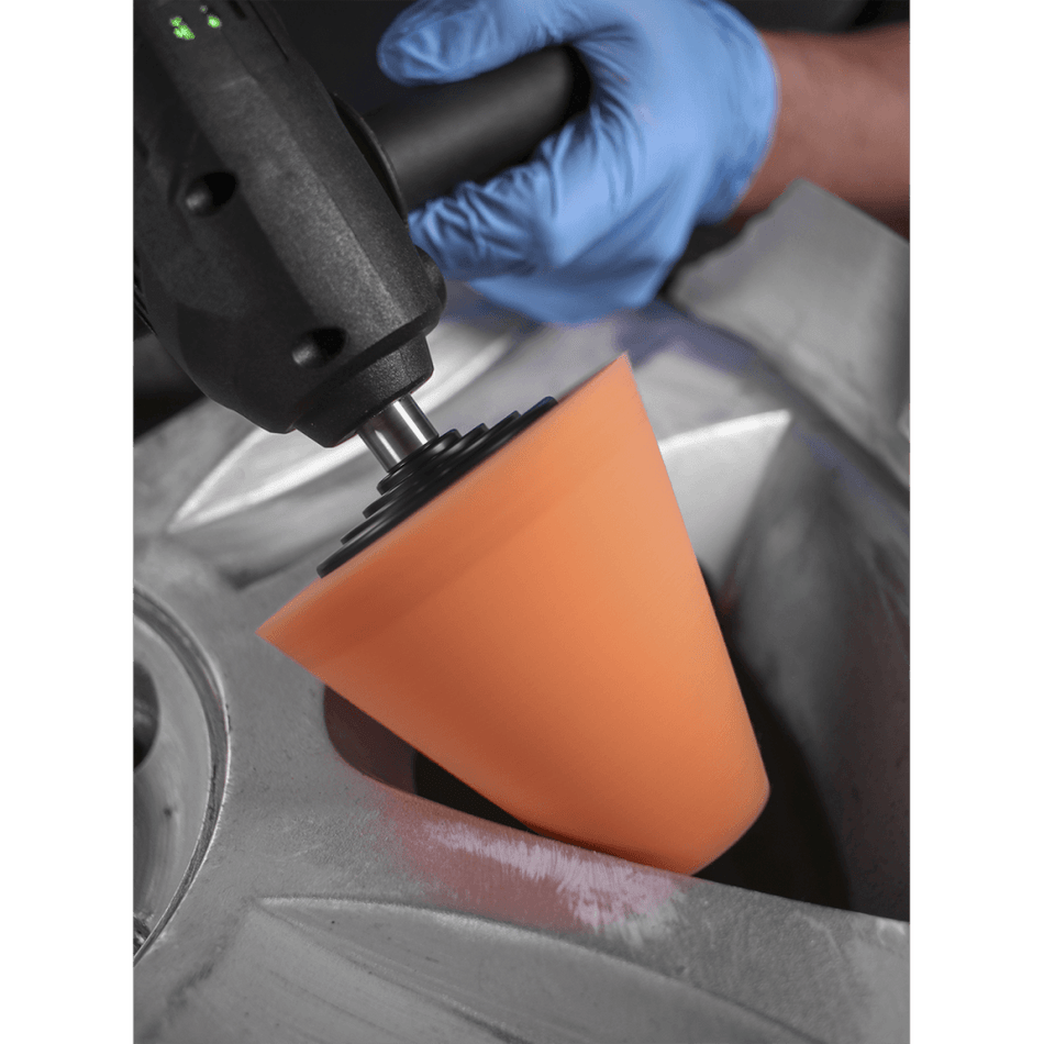 Sealey Buffing & Polishing Foam Cone Orange/Firm Model No.-PTCCHC85O