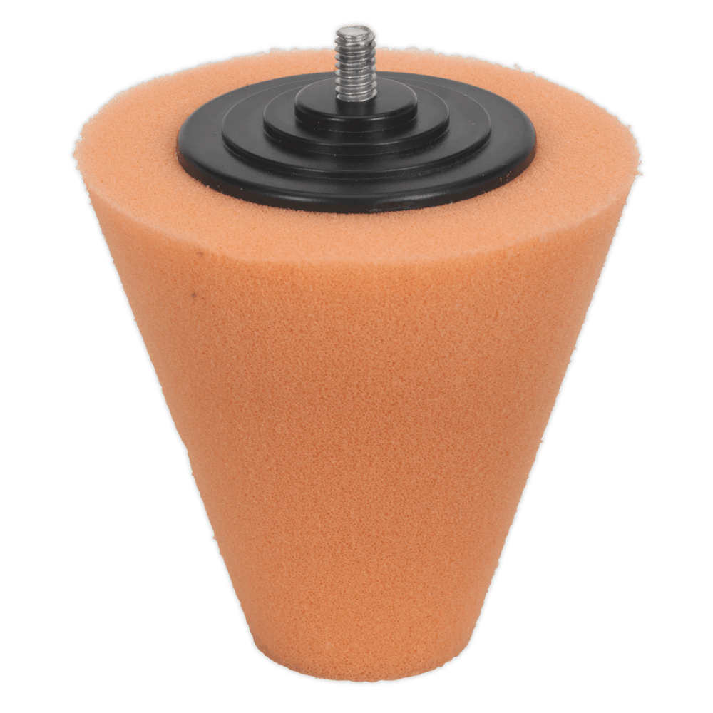 Sealey Buffing & Polishing Foam Cone - Orange/Firm Model No.-PTCCHC85O