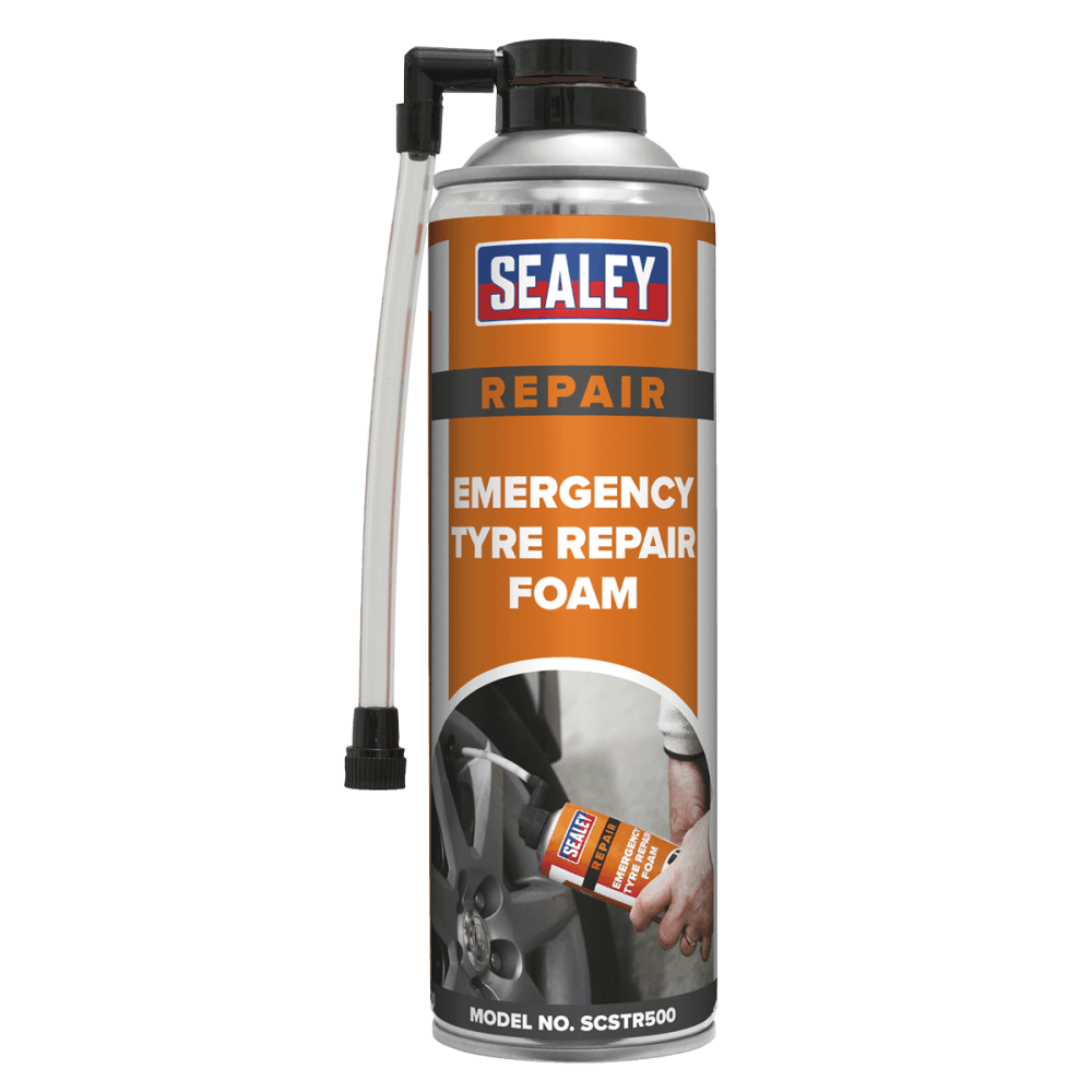 Sealey Emergency Tyre Repair Foam 500ml Model No.-SCSTR500