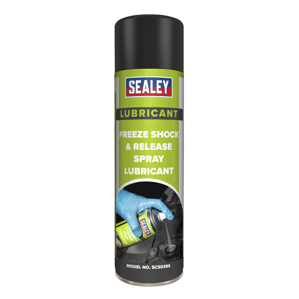 Sealey Freeze Shock & Release Spray Lubricant 500ml Model No.-SCS036S