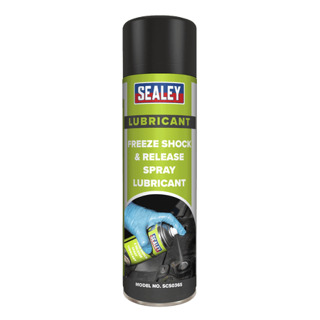 Sealey Freeze Shock & Release Spray Lubricant 500ml Model No.-SCS036S