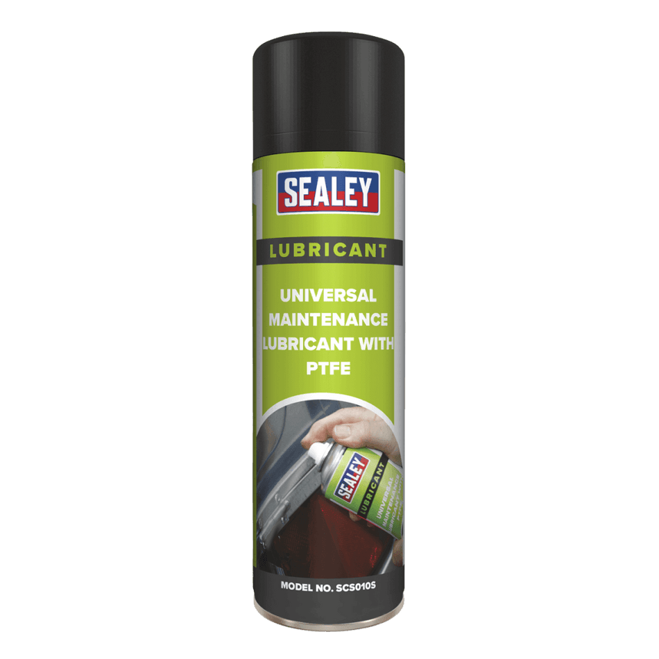 Sealey Universal Maintenance Lubricant with PTFE 500ml Model No.-SCS010S