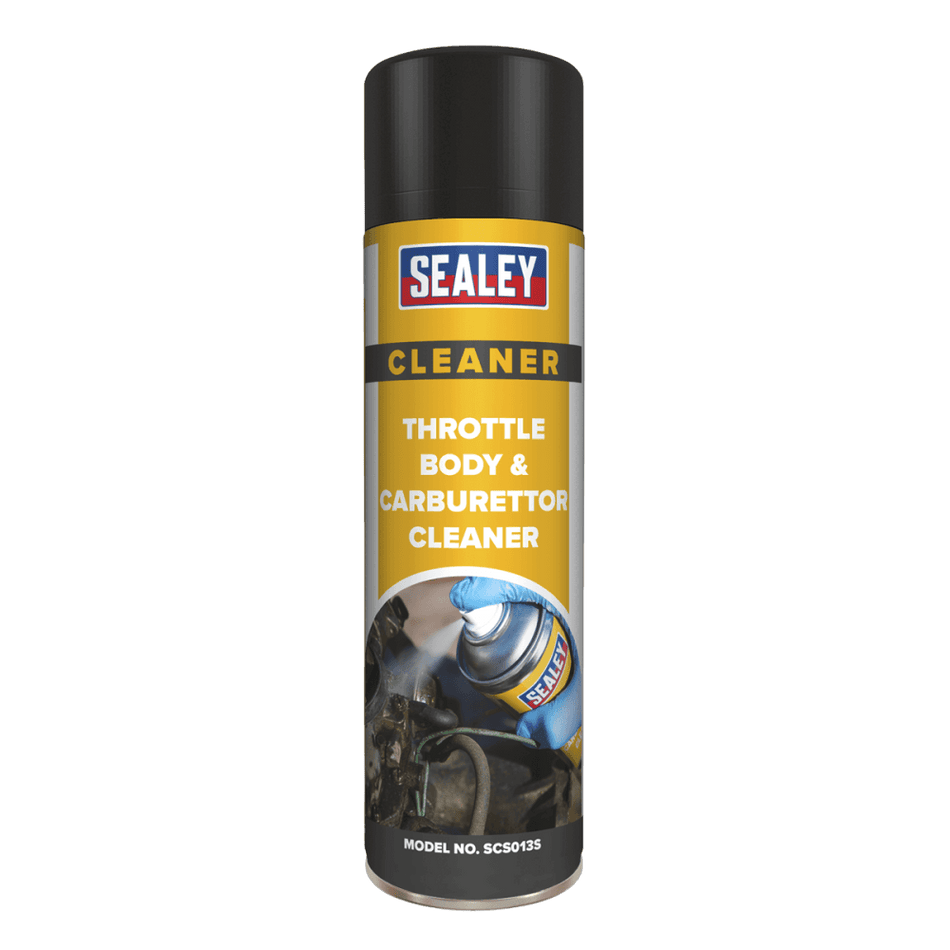 Sealey Throttle Body & Carburettor Cleaner 500ml Model No.-SCS013S