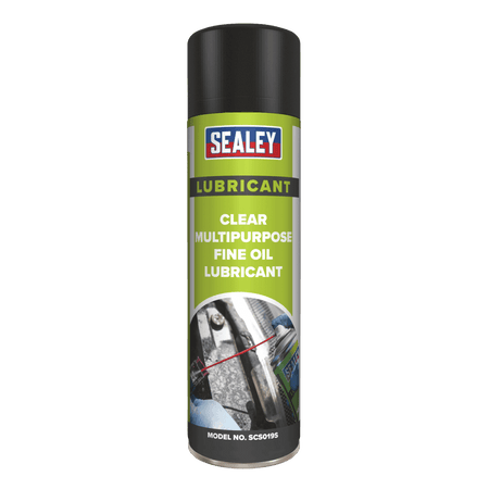Sealey Clear Fine Oil Lubricant Multipurpose 500ml Model No.-SCS019S