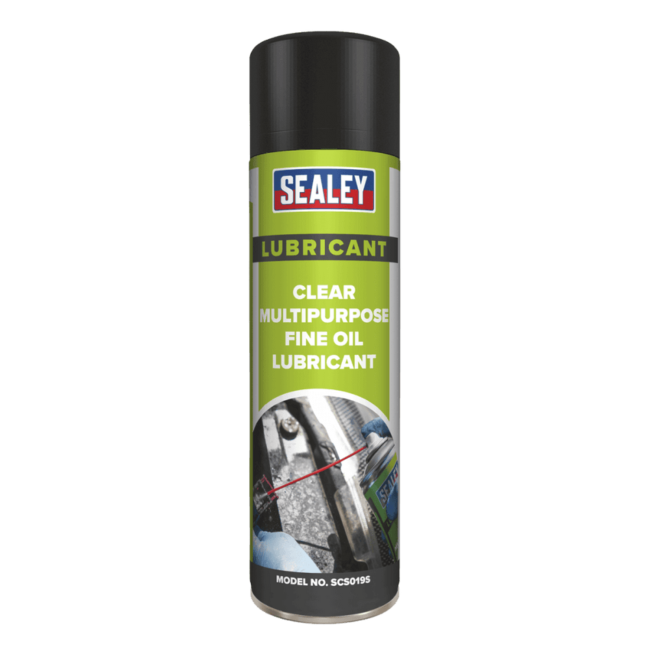 Sealey Clear Fine Oil Lubricant Multipurpose 500ml Model No.-SCS019S