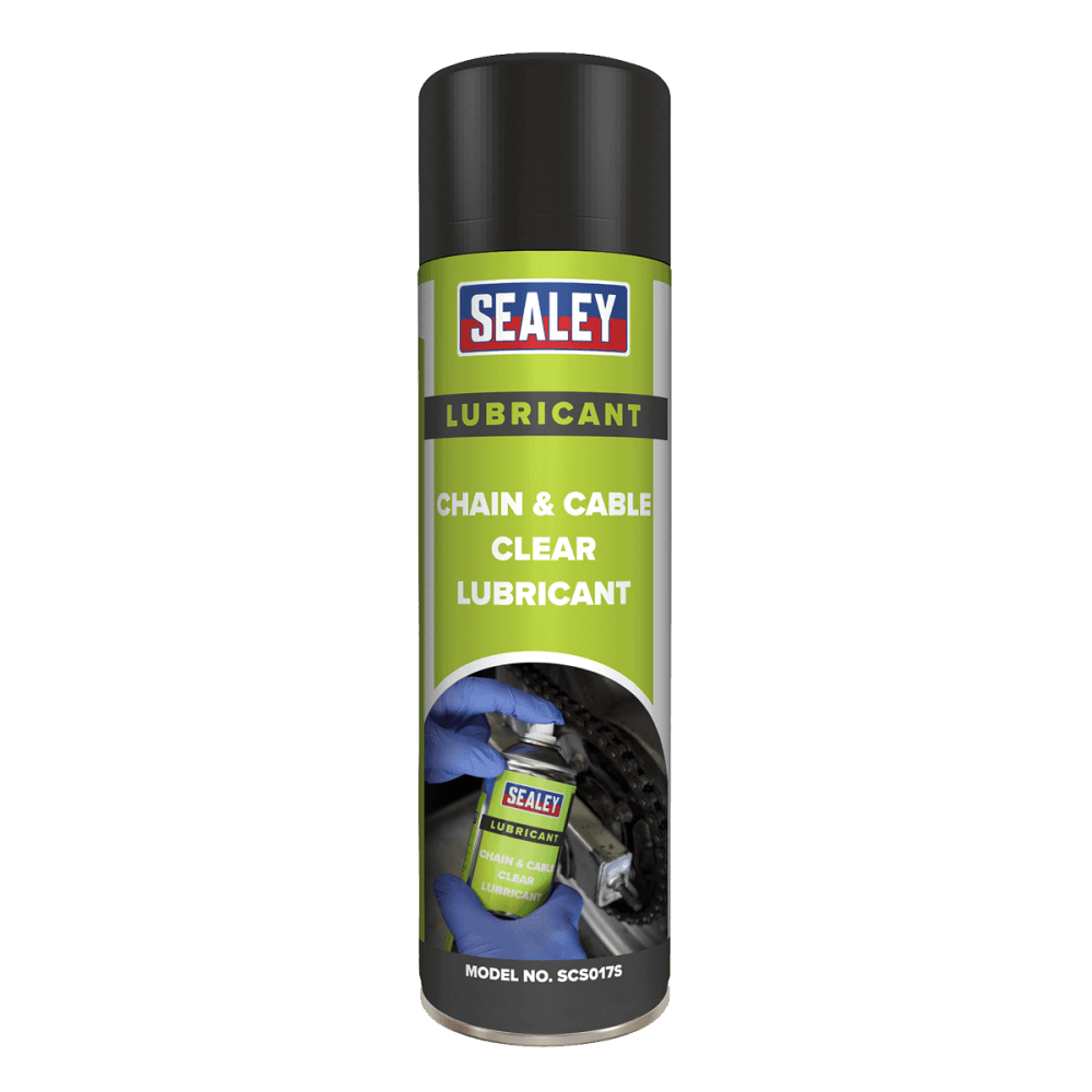 Sealey Chain & Cable Clear Lubricant 500ml Model No.-SCS017S