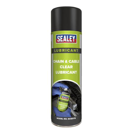 Sealey Chain & Cable Clear Lubricant 500ml Model No.-SCS017S