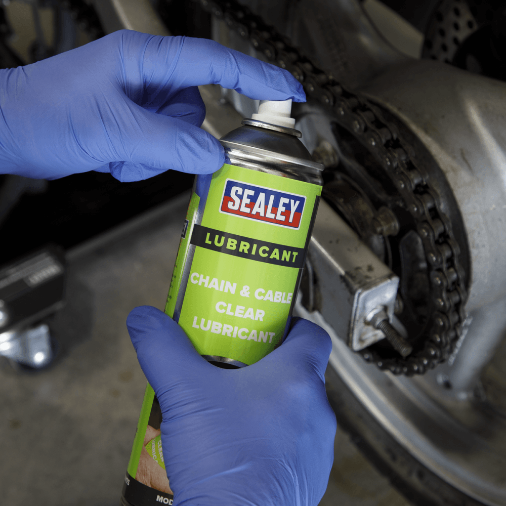Sealey Chain & Cable Clear Lubricant 500ml Model No.-SCS017S