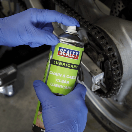 Sealey Chain & Cable Clear Lubricant 500ml Model No.-SCS017S