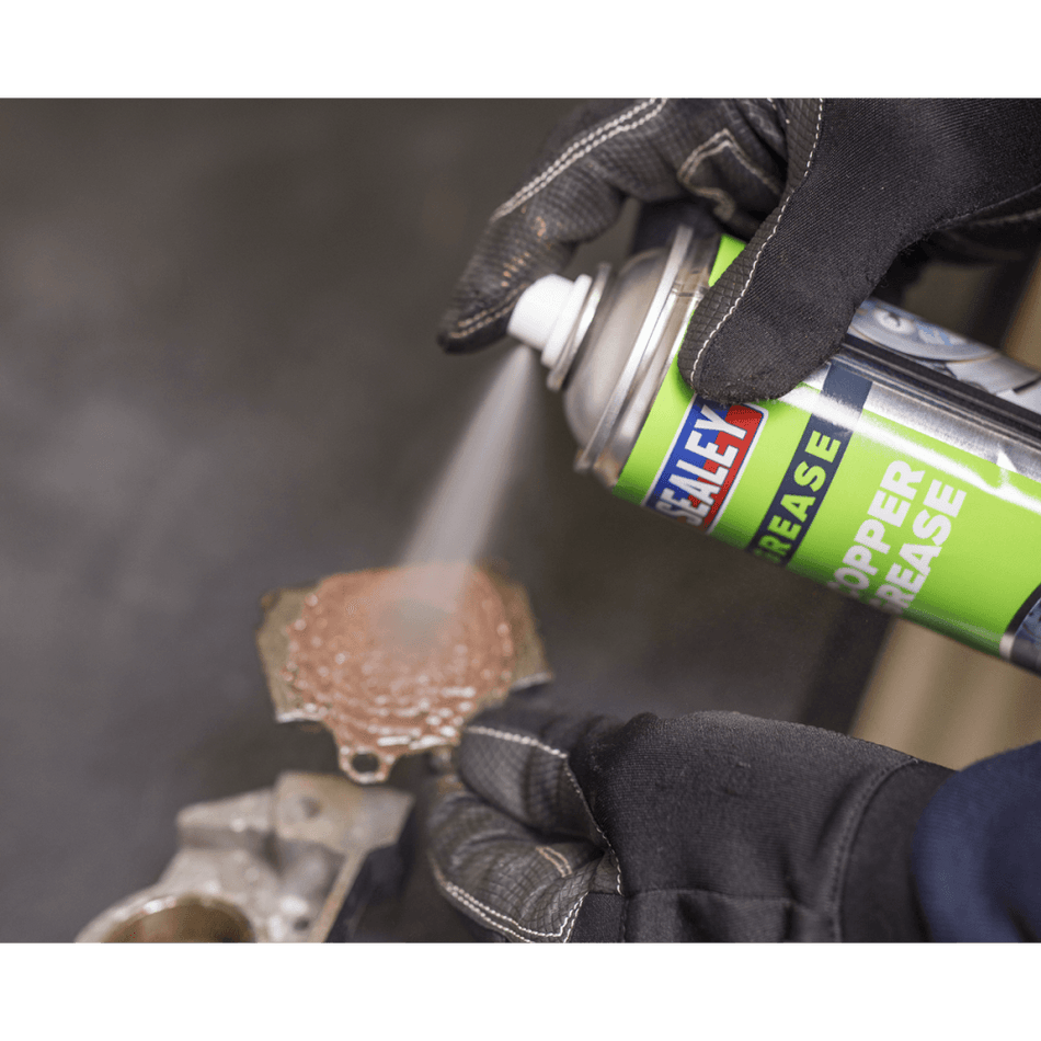Sealey Copper Grease Lubricant 500ml Model No.-SCS016S