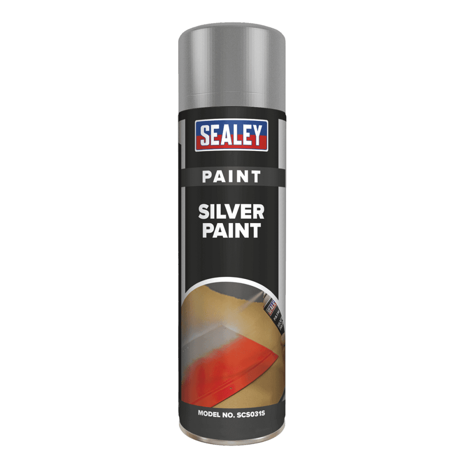 Sealey Silver Paint 500ml Model No.-SCS031S