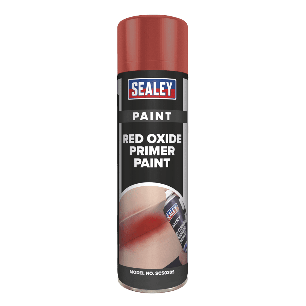 Sealey Red Oxide Primer Paint 500ml Model No.-SCS030S