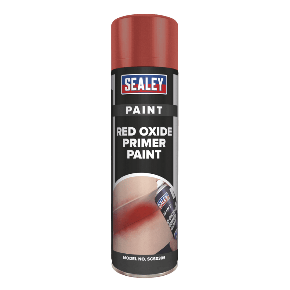 Sealey Red Oxide Primer Paint 500ml Model No.-SCS030S