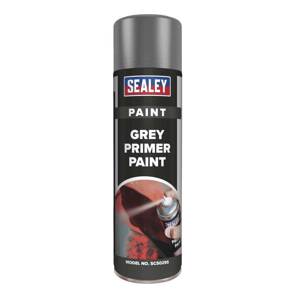 Sealey Grey Primer Paint 500ml Model No.-SCS029S