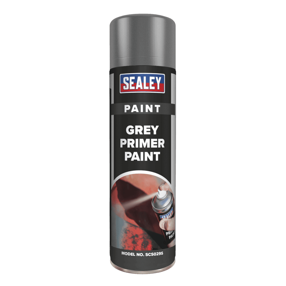 Sealey Grey Primer Paint 500ml Model No.-SCS029S