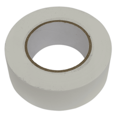 Sealey Duct Tape 50mm x 50m White Model No.-DTW
