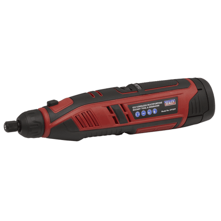 Sealey Cordless Multipurpose Rotary Tool & Engraver Kit 49pc 12V Li-ion - Body Only Model No.-CP1207