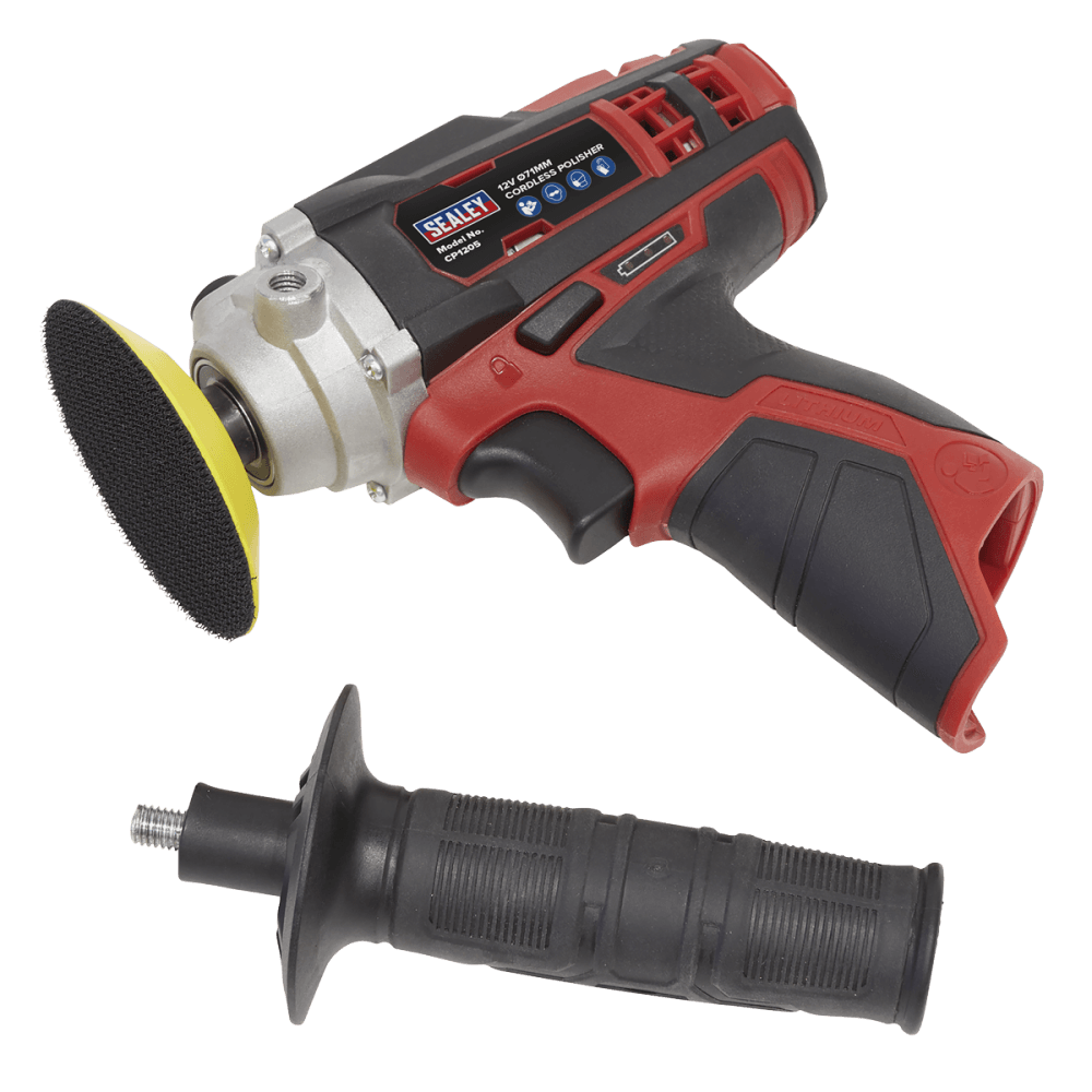 Sealey SV12 Series 71mm Cordless Polisher 12V - Body Only Model No.-CP1205