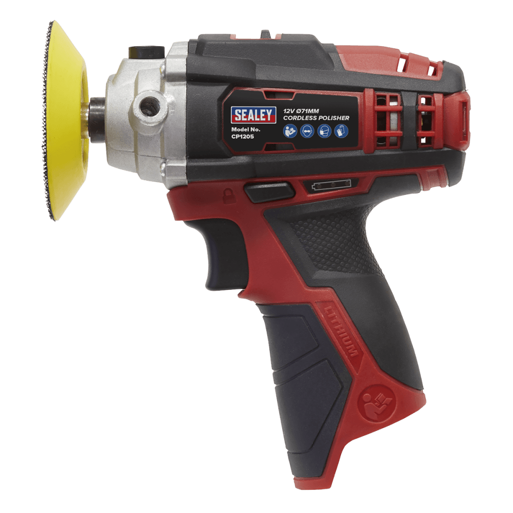 Sealey SV12 Series 71mm Cordless Polisher 12V - Body Only Model No.-CP1205