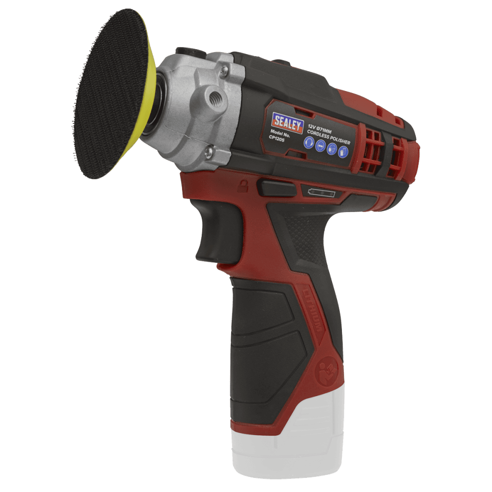 Sealey SV12 Series 71mm Cordless Polisher 12V - Body Only Model No.-CP1205