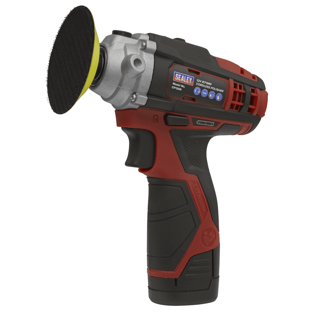Sealey SV12 Series 71mm Cordless Polisher 12V - Body Only Model No.-CP1205