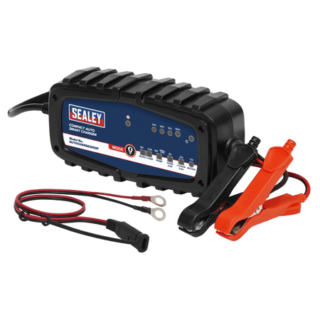 Sealey 6/12V Compact Auto Smart Charger & Maintainer 2A Model No.-AUTOCHARGE200HF