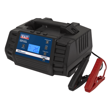 Sealey Compact Auto Smart Charger 12A 9-Cycle 12/24V - Lithium Model No.-AUTOCHARGE1200HF