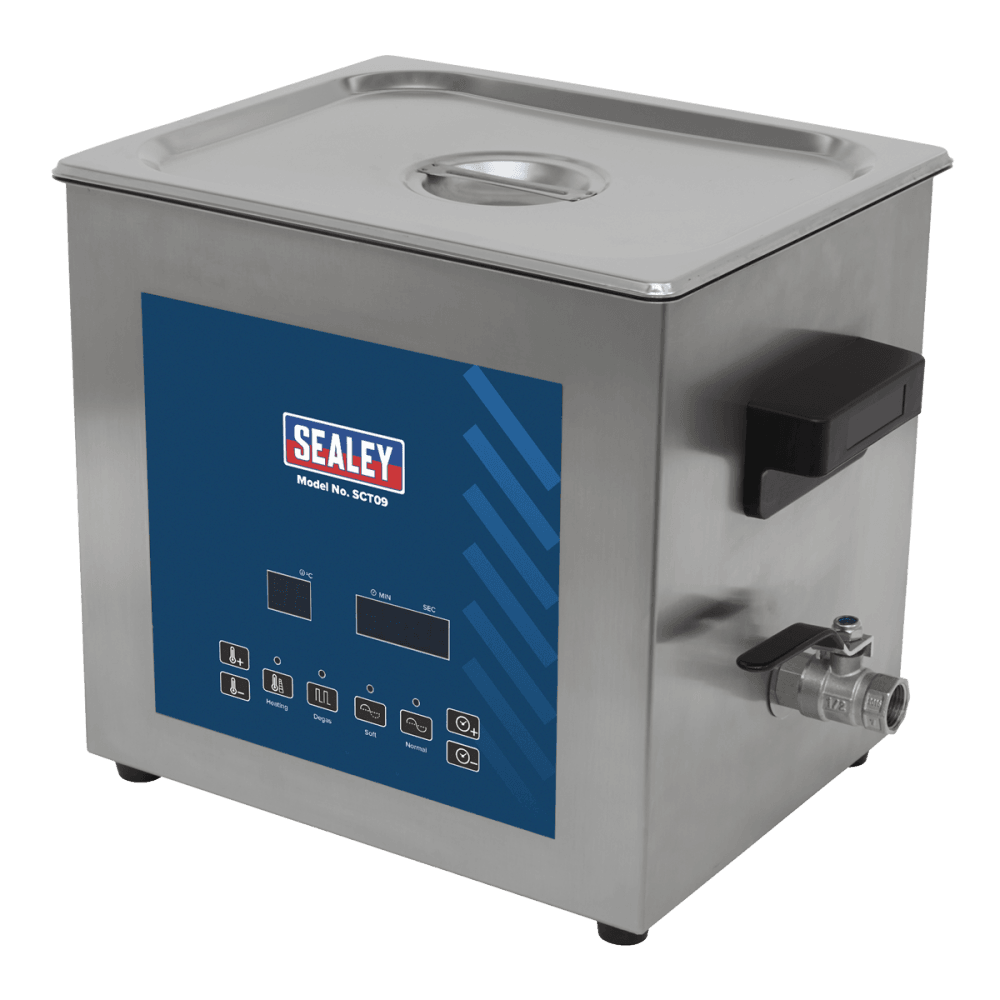 Sealey Ultrasonic 9ltr Parts Cleaning Tank Model No.-SCT09