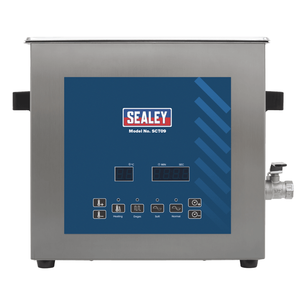 Sealey Ultrasonic 9ltr Parts Cleaning Tank Model No.-SCT09