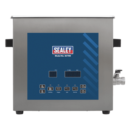 Sealey Ultrasonic 9ltr Parts Cleaning Tank Model No.-SCT09