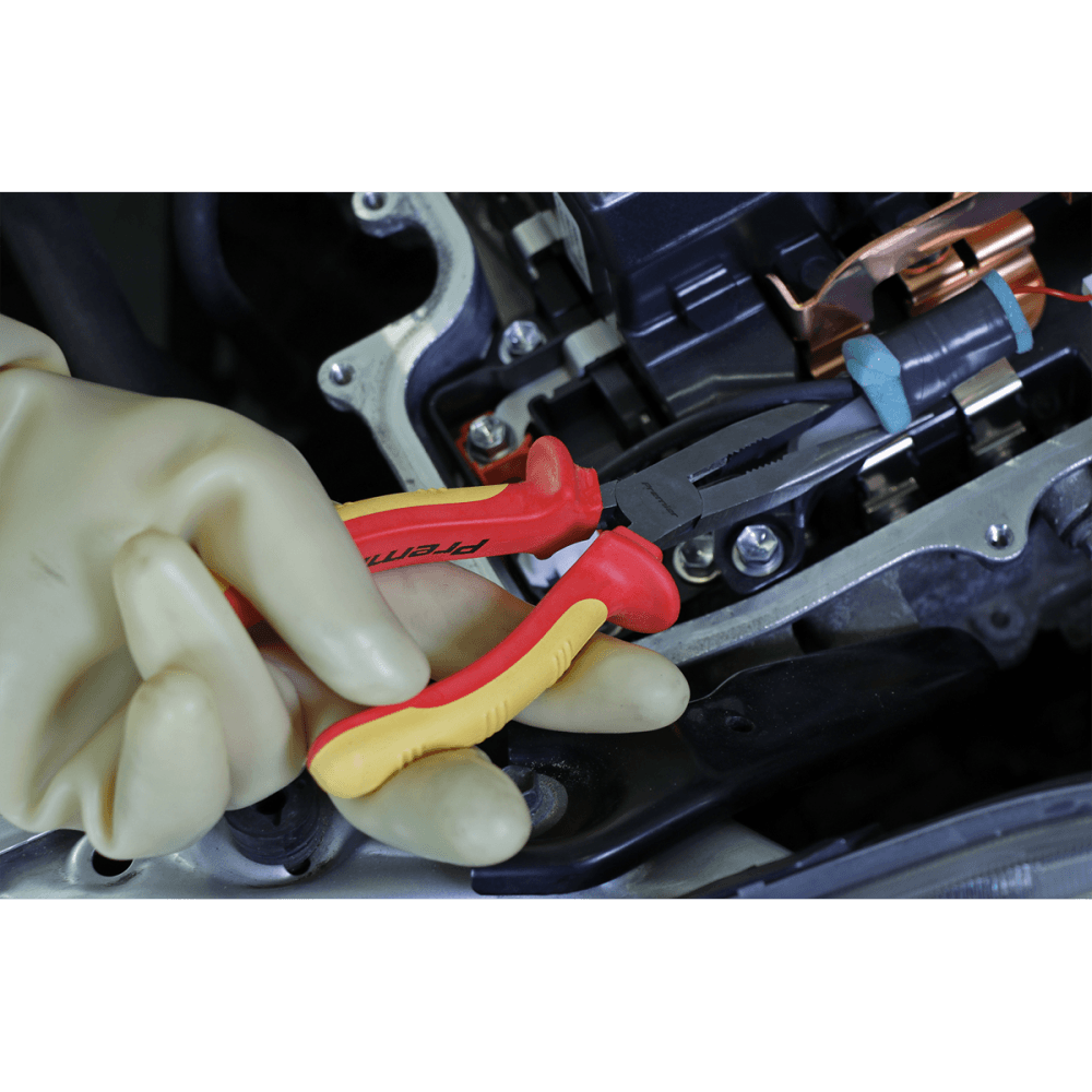 Sealey Long Nose Pliers 200mm VDE Approved Model No.-AK83457