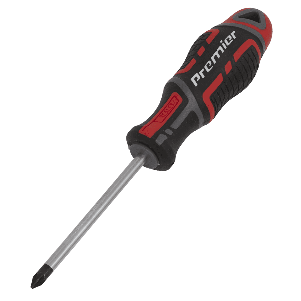Sealey Premier GripMAX® Pozi Screwdriver #1 x 75mm Model No.-AK4365