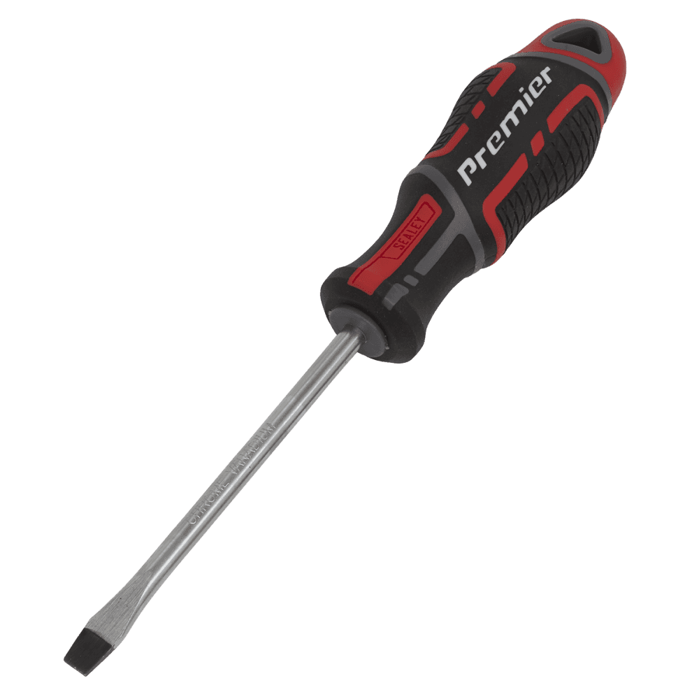 Sealey Premier GripMAX® Slotted Screwdriver 6 x 100mm Model No.-AK4354
