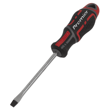 Sealey Premier GripMAX® Slotted Screwdriver 6 x 100mm Model No.-AK4354