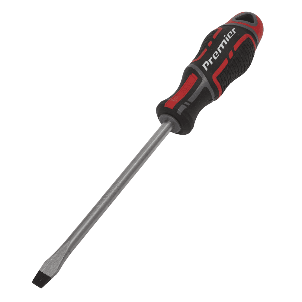 Sealey Premier GripMAX® Slotted Screwdriver 8 x 150mm Model No.-AK4356