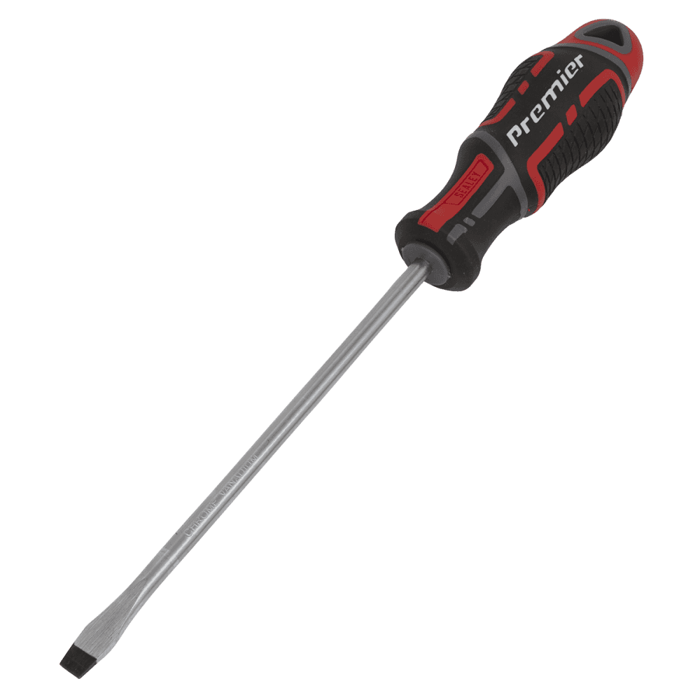 Sealey Premier GripMAX® Slotted Screwdriver 6 x 150mm Model No.-AK4355
