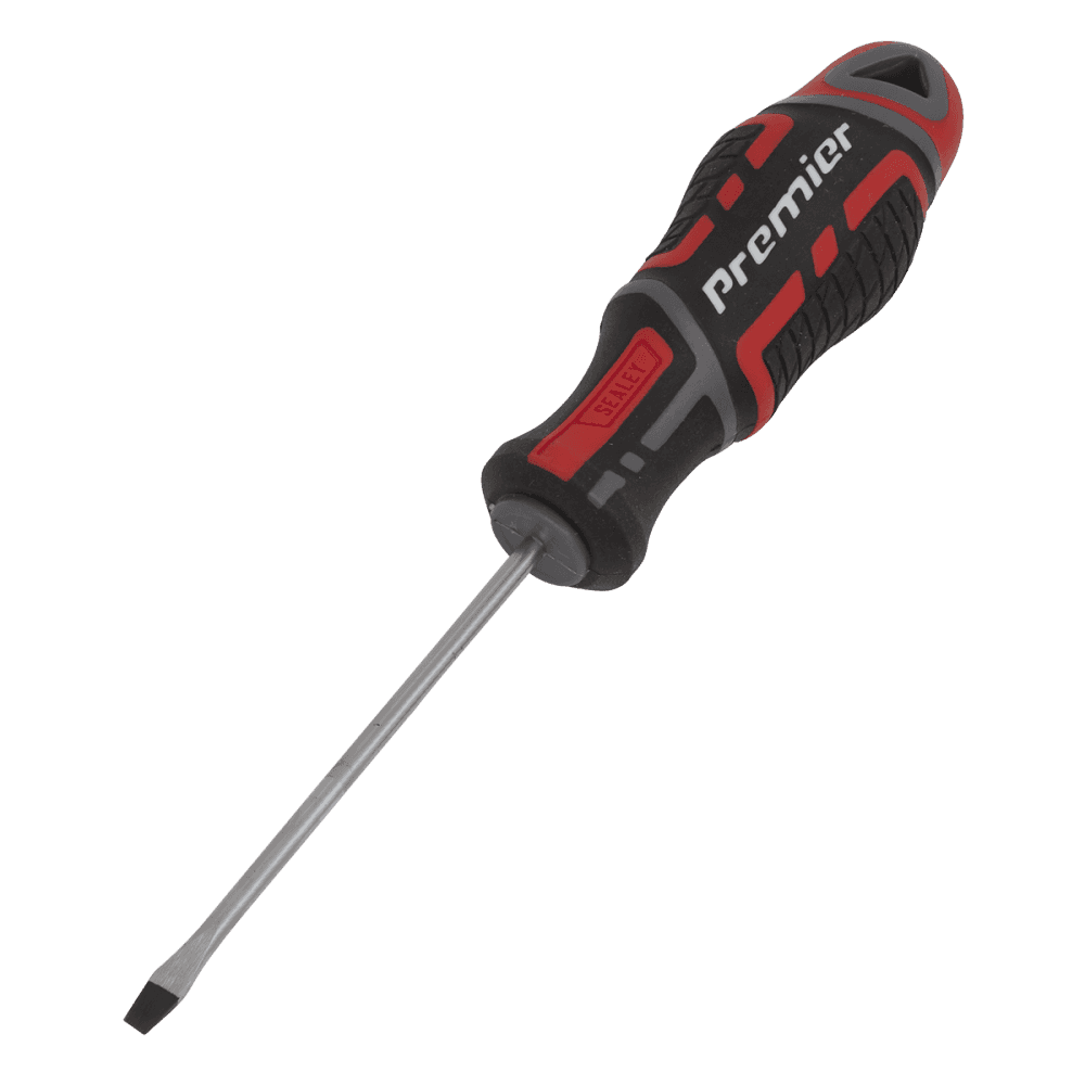 Sealey Premier GripMAX® Slotted Screwdriver 3 x 75mm Model No.-AK4351