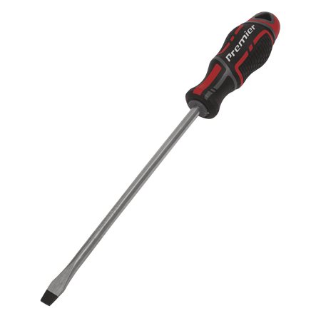 Sealey Premier GripMAX® Slotted Screwdriver 8 x 200mm Model No.-AK4357