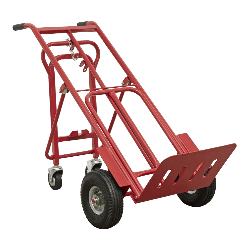 Sealey Sack Truck 3-in-1 with Pneumatic Tyre 250kg Capacity Model No-CST989