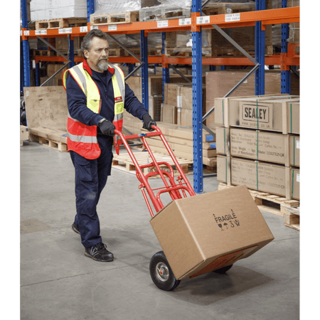 Sealey Sack Truck 3-in-1 with Pneumatic Tyre 250kg Capacity Model No-CST989