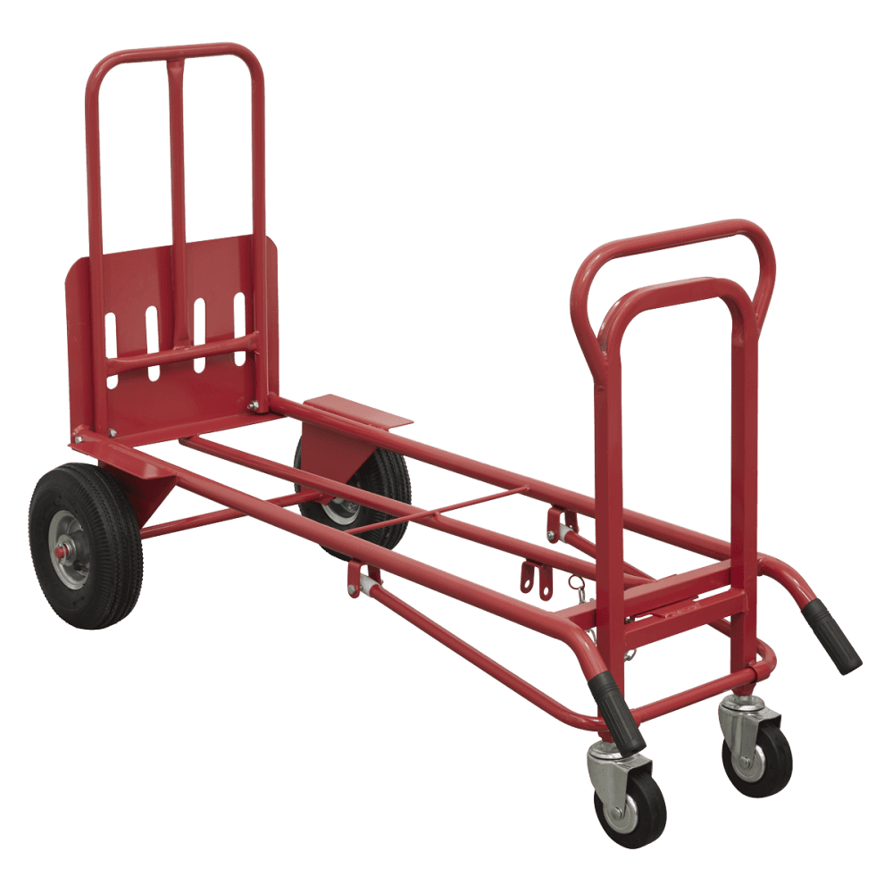 Sealey Sack Truck 3-in-1 with Pneumatic Tyre 250kg Capacity Model No-CST989