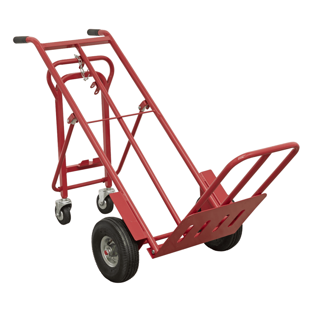 Sealey Sack Truck 3-in-1 with Pneumatic Tyre 250kg Capacity Model No-CST989